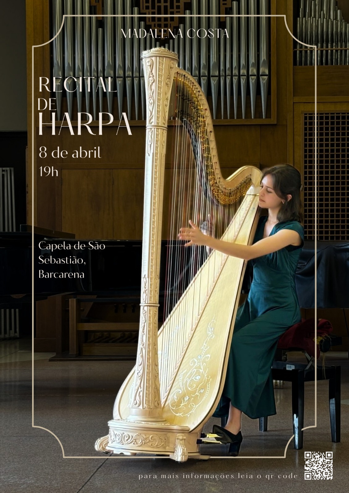 Cartaz do próximo concerto